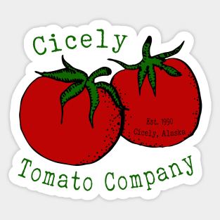 Cicely Tomato Company Northern Exposure Roslyn Sticker